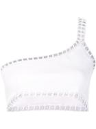 Kiini 'valentine' Bikini Bottom, Women's, Size: Large, White, Polyester/nylon/spandex/elastane/cotton