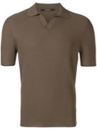 Tagliatore Classic Polo Shirt - Brown