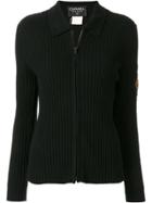 Chanel Pre-owned 1996 Zip-up Polo Shirt - Black