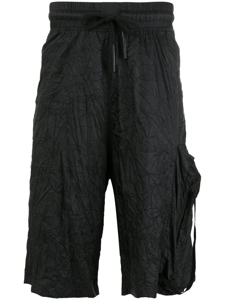 Barbara I Gongini Drawstring Waistband Shorts, Men's, Size: 48, Black, Nylon -12