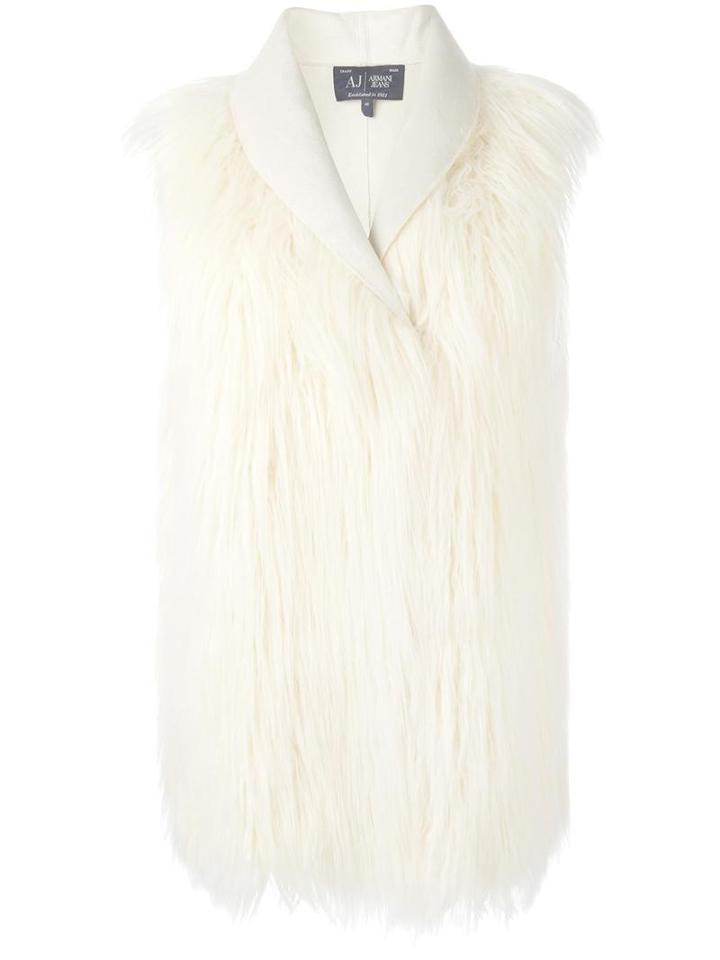 Armani Jeans Reversible Gillet, Women's, Size: 38, Nude/neutrals, Polyester