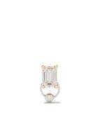 Delfina Delettrez 18kt White And 18kt Yellow Gold Piercing Stud