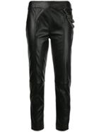 Boutique Moschino Lambskin Trousers - Black
