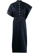 Eudon Choi Asymmetric Silvana Dress - Blue