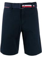 Tommy Hilfiger Belted Shorts - Blue