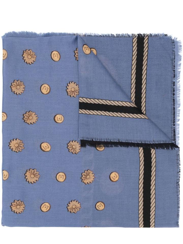 Liu Jo Printed Scarf - Blue