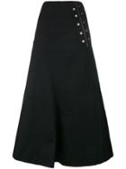 Ellery A-line Maxi Skirt - Black