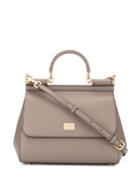 Dolce & Gabbana Top Handle Shoulder Bag - Grey