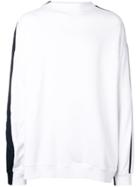 Y / Project Side Striped Sweatshirt - White