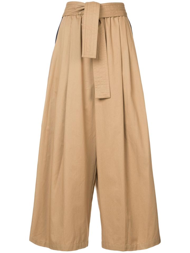 Tome Tie Waist Trousers With Side Bands - Unavailable