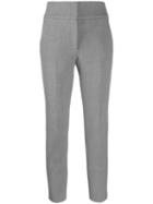 Peserico Slim-fit Cropped Trousers - Grey