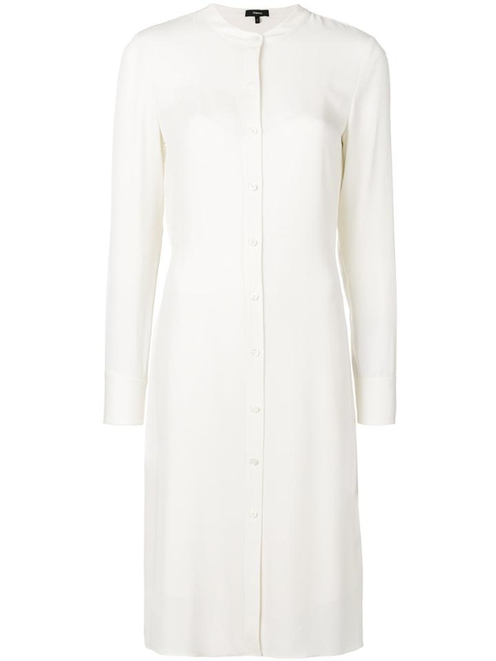 Theory Chemisier Dress - Nude & Neutrals