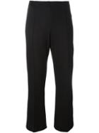 By Malene Birger Cropped Trousers, Women's, Size: Small, Black, Cotton/acrylic/polyamide/wool