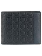 Salvatore Ferragamo Firenze Foldover Wallet - Blue