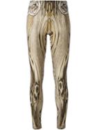 Alexander Mcqueen Wood Print Leggings