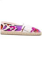 Emilio Pucci Saint Tropez Print Espadrilles - Pink & Purple