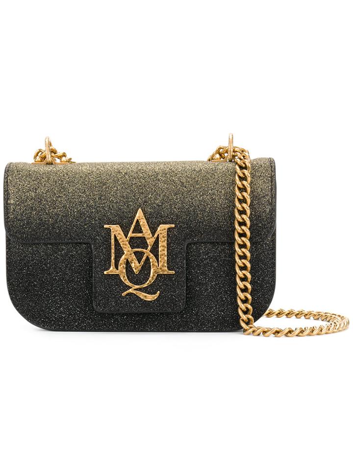 Alexander Mcqueen Insignia Satchel - Metallic