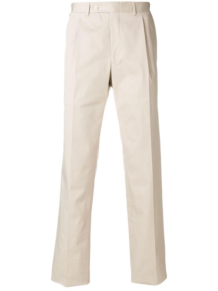 Canali Regular Trousers - Neutrals