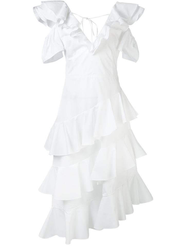 Daizy Shely - 'popeline' Dress - Women - Cotton - 42, White, Cotton