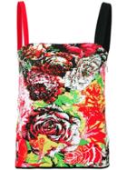 Versace Floral Jacquard Tank Top - Red
