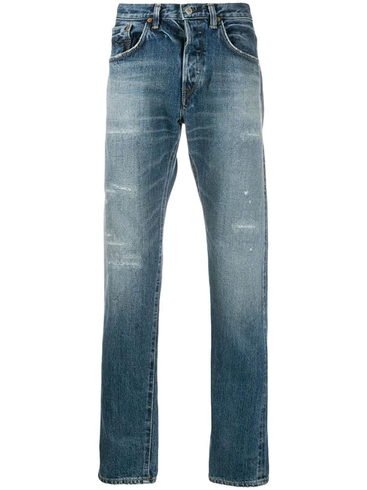 Edwin Straight Leg Denim Jeans - Blue