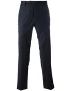 Al Duca D'aosta 1902 Straight Leg Tailored Trousers, Men's, Size: 56, Blue, Cotton/polyurethane