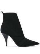Casadei Delfina Pull-on Ankle Boots - Black