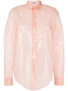 Jil Sander Plastic Effect Shirt - Yellow & Orange