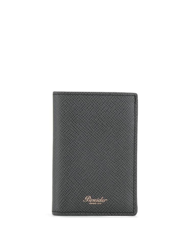 Pineider 720 Bi-fold Wallet - Black
