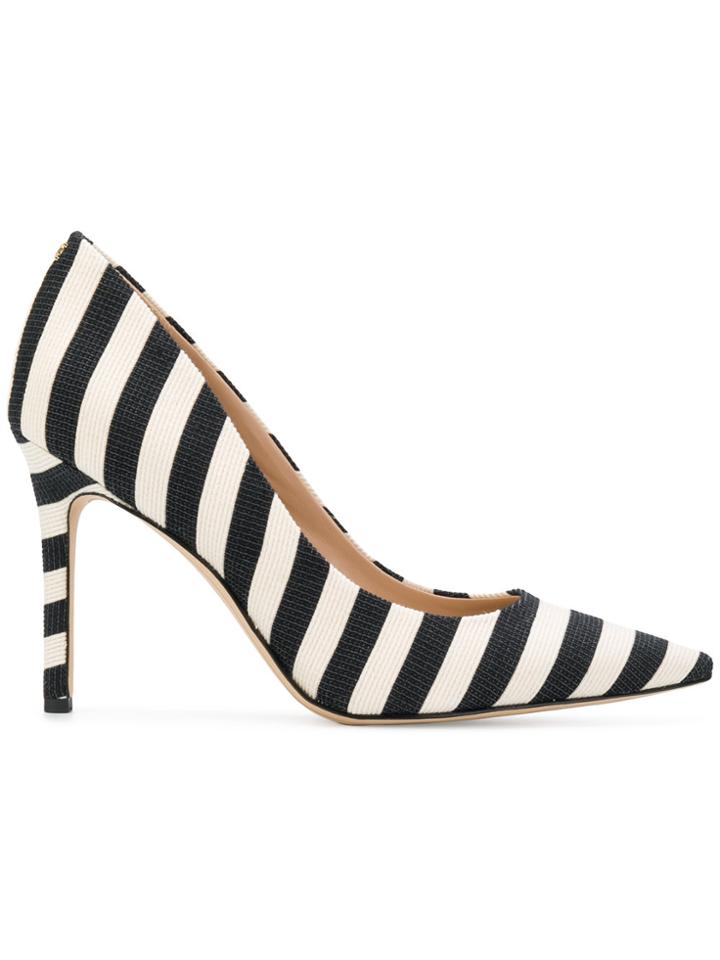 Sam Edelman Striped Hazel Pumps - Black