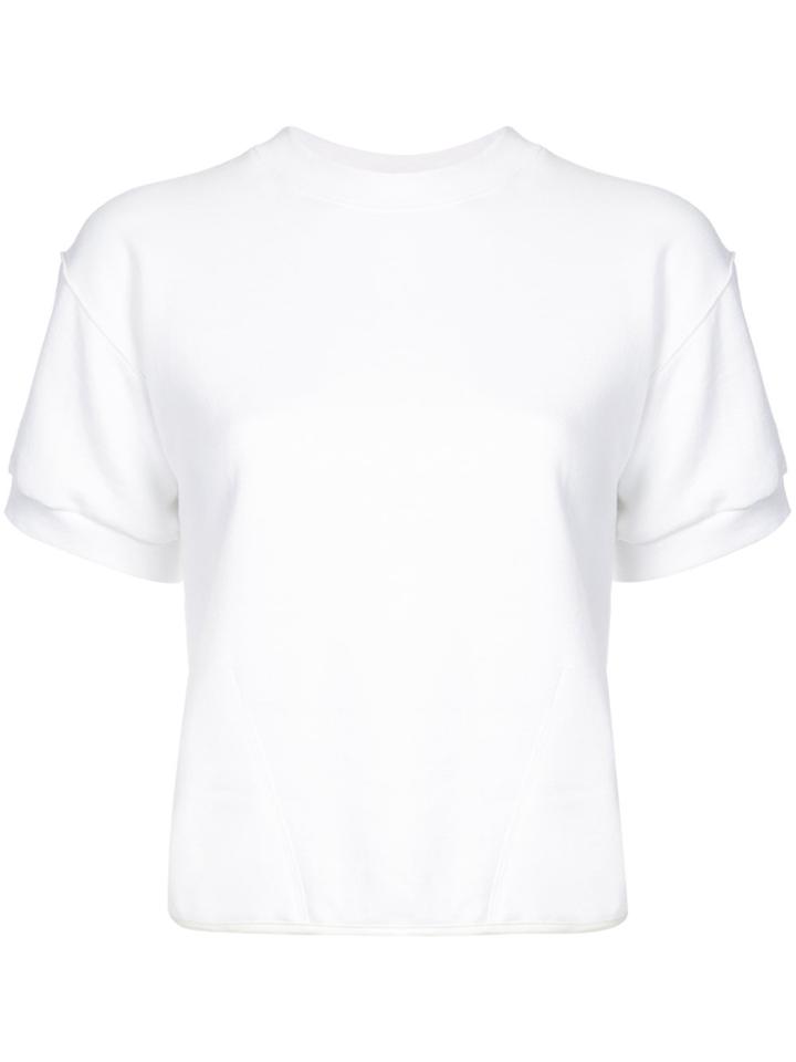 Harvey Faircloth Short-sleeve Fitted Top - White
