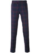 Incotex - Plaid Tailored Trousers - Men - Wool/silk/linen/flax - 54, Blue, Wool/silk/linen/flax
