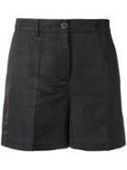 Tomas Maier - Tailored Shorts - Women - Linen/flax/acetate/cupro/viscose - 27, Grey, Linen/flax/acetate/cupro/viscose