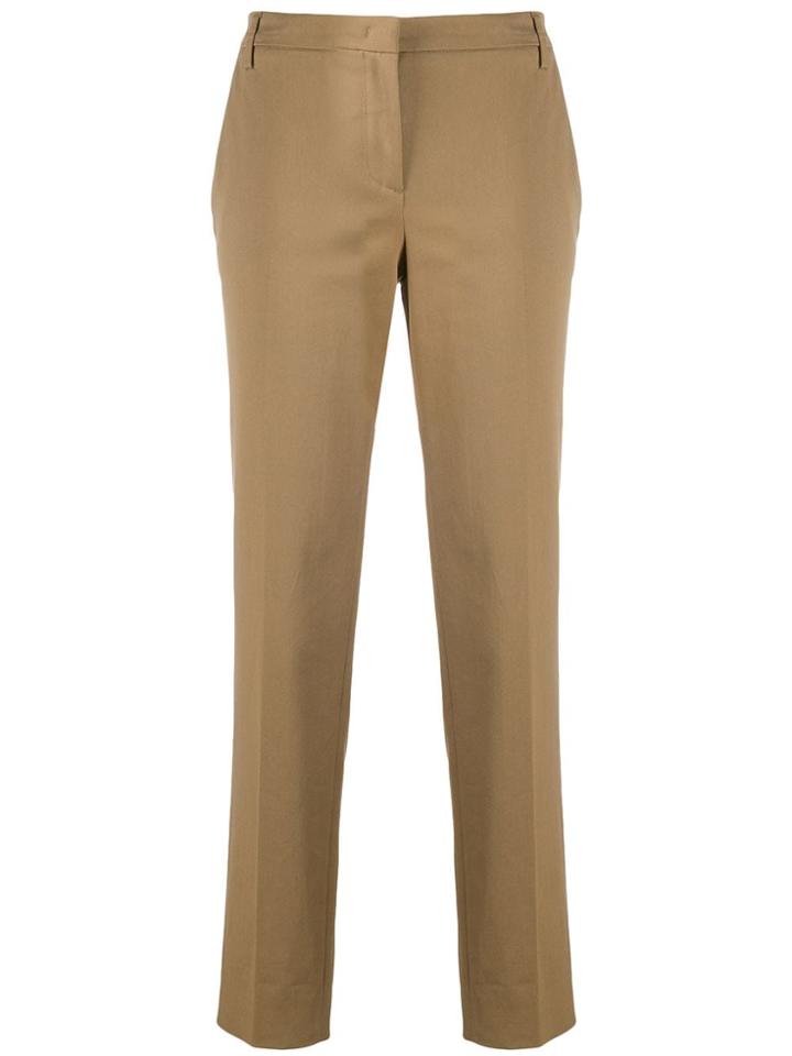 Fabiana Filippi Classic Cropped Trousers - Brown