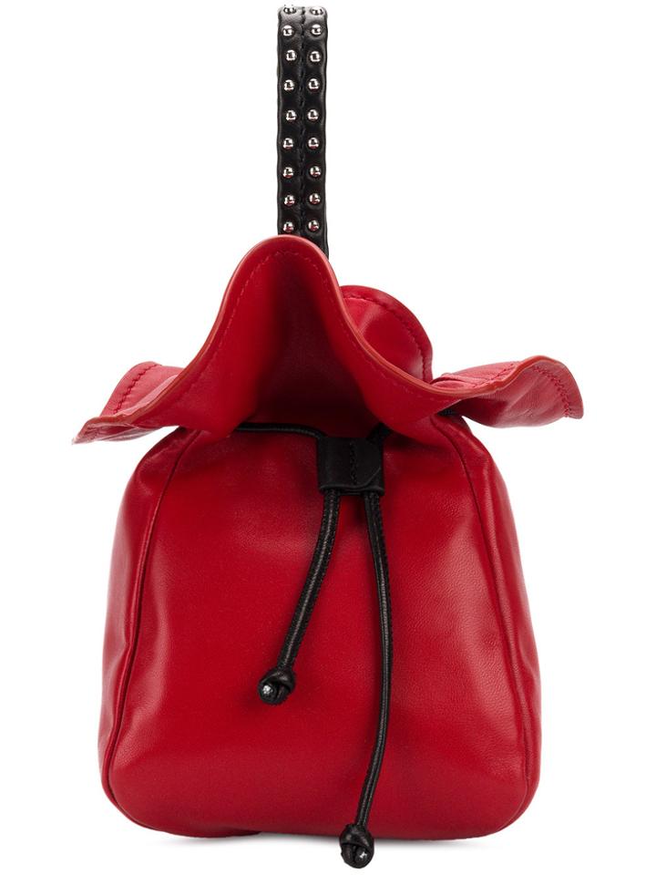3.1 Phillip Lim Ray Mini Glove Pouch - Red
