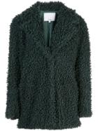 Tibi Textured Pea Coat - Green