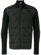 Z Zegna Contrast Ribbed Sleeve Jacket - Black
