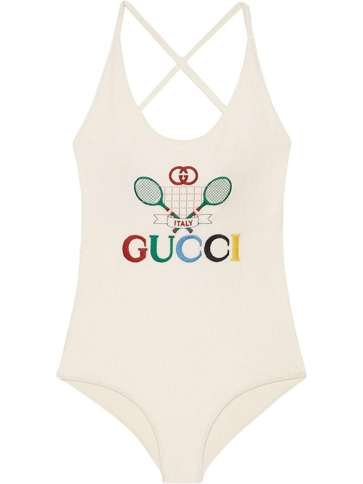 Gucci Logo One Piece - White