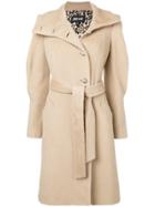 Just Cavalli Belted Midi Coat - Nude & Neutrals