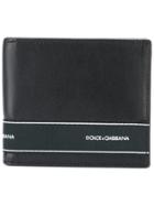 Dolce & Gabbana Logo Panel Fold Out Wallet - Black