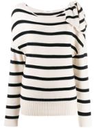Derek Lam 10 Crosby Tessa Tie Shoulder Sweater - Black