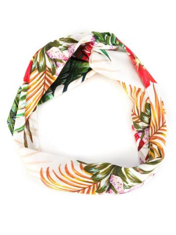 Lygia E Nanny Kids Printed Headband, Girl's, White