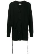 Faith Connexion Long Line Cardigan - Black