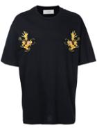Jieda - Dragon Patch T-shirt - Men - Cotton - 3, Black, Cotton