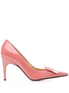 Sergio Rossi Pointed Toe Pumps - Pink