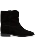Isabel Marant Crisi Flat Ankle Boots - Black
