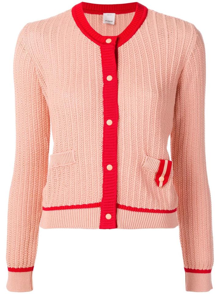 Pinko Contrast Trim Cardigan