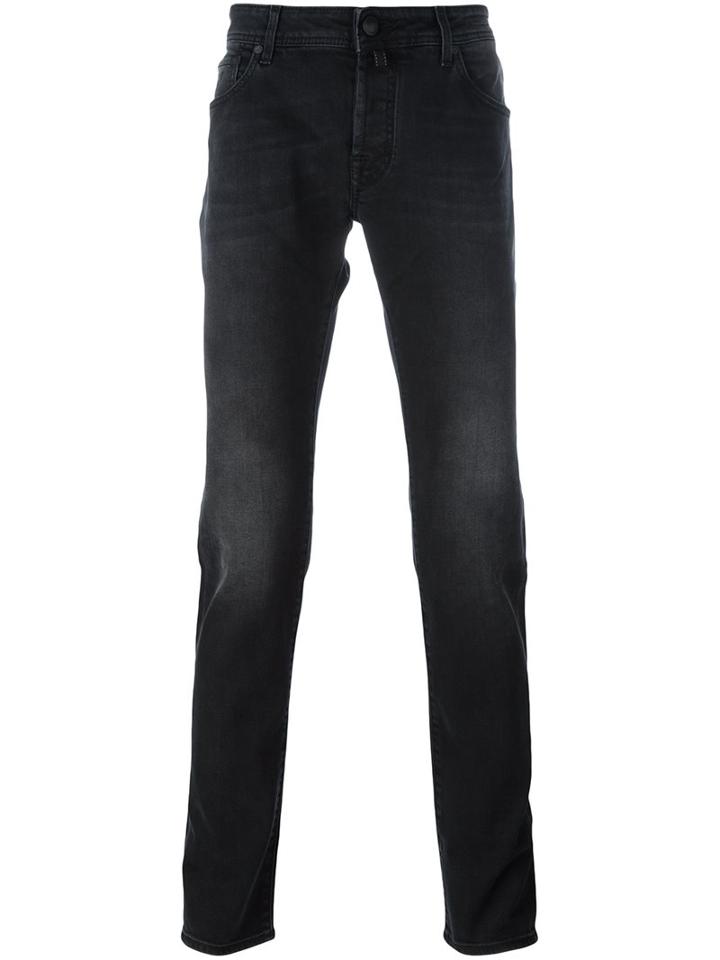 Jacob Cohen Light Stonewash Slim Fit Jeans, Men's, Size: 31, Blue, Cotton/spandex/elastane