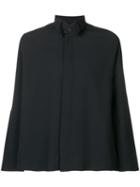 Homme Plissé Issey Miyake Tailored Tuxedo Style Shirt - Black