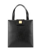 Céline Pre-owned Logo Plaque Square Tote - Black